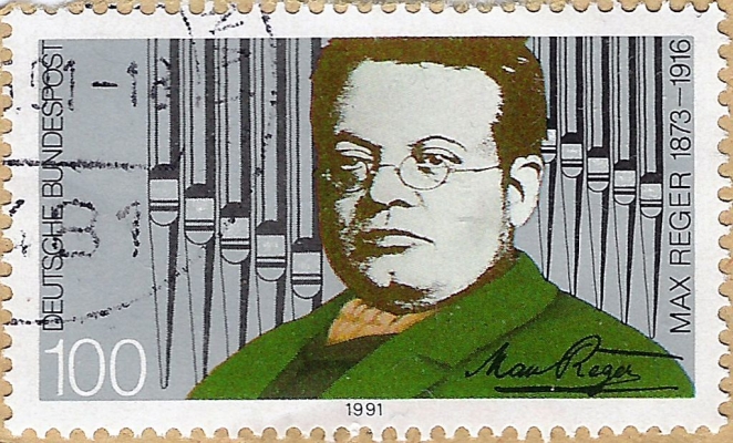 Max Reger stamp