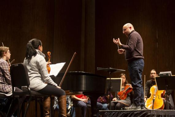 David Alexander Rahbee, director of orchestral activities