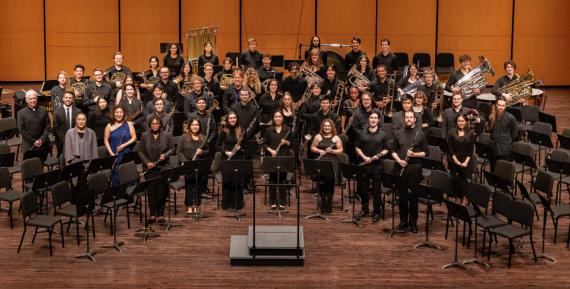 Wind Ensemble Korea Tour Group 2024 (Mark Stone, UW Photography)