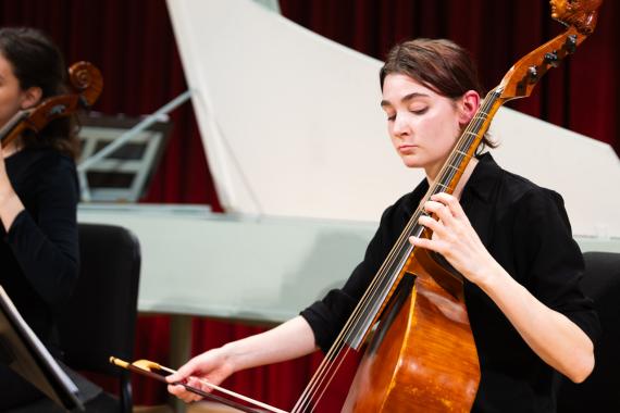 Baroque Ensemble in rehearsal (Photo: Raymond Smith/UW Photography).
