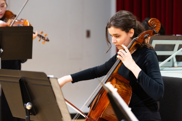 Baroque Ensemble in rehearsal (Photo Raymond Smith/UW Photography).