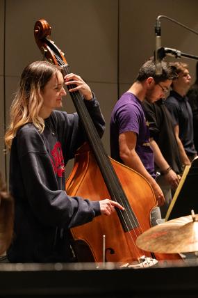 Studio Jazz Ensemble in rehearsal (Photo: UW Photography).