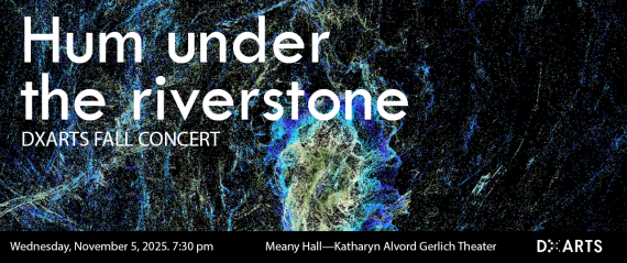 DXARTS fall concert flyer