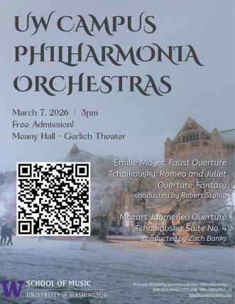 Campus Philharmonia concert flyer