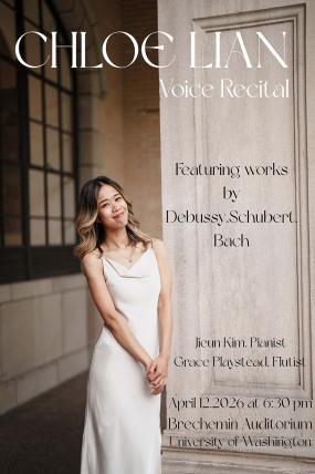 Chloe Lian Voice Recital Poster