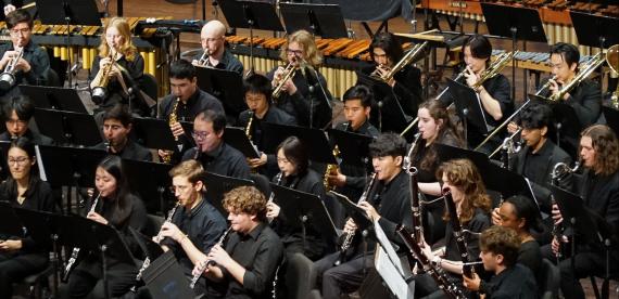 Wind Ensemble & Symphonic Band (Photo: Cyan Duong).