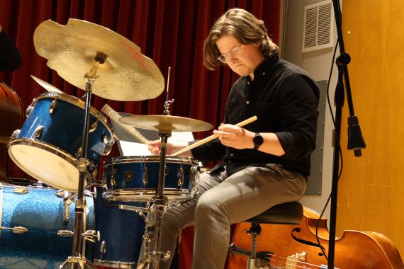 Jazz Studies students perform in small combos over two nights in the Jazz Innovations series (Photo: Joanne DePue).
