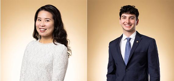 Chiao-Yu and Leo, Husky 100 students