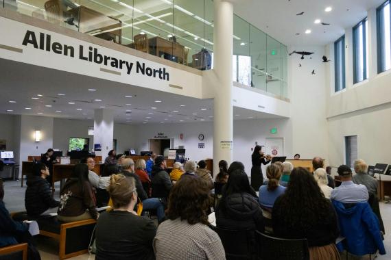 Audience at Library concert series (Photo: The Daily)