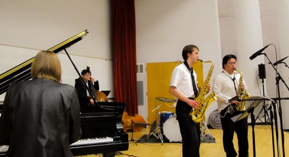 Jazz Studies students perform in small combos over two nights in the Jazz Innovations series (Photo: Cyan Duong). 