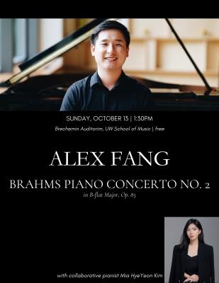 Alex Fang recital poster