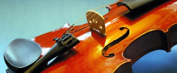 Blue violin