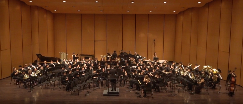 Campus and Concert Bands at Meany Hall (Photo: School of Music).