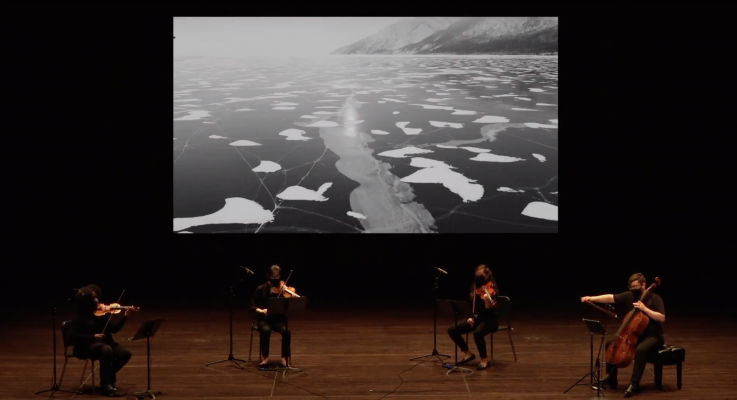 Modern Music Ensemble performs c a s c a d e s (2021), by Darcy Copeland