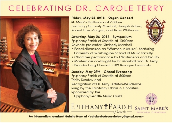 Carole Terry Festival schedule
