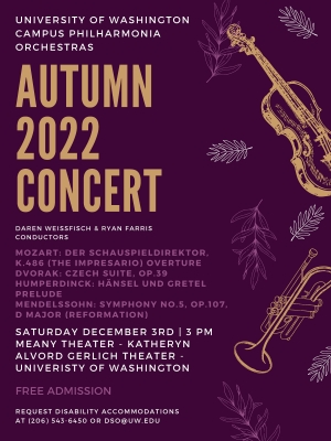 Campus Philharmonia | School of Music | University of Washington