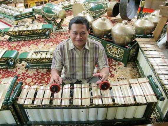 Heri Purwanto, Javanese Gamelan Music and Dance (photo: Joanne De Pue)