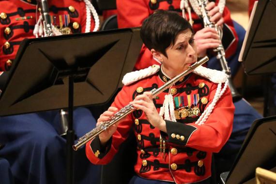Marine Band flutist
