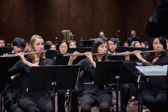 Flutes, UW Wind Ensemble