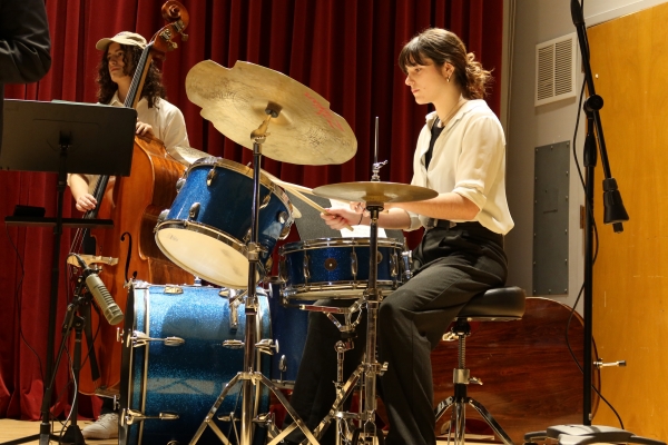 Jazz studies students perform in the Jazz Innovations series (Photo: Joanne DePue).