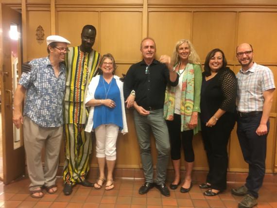Teaching artists from the 2017 course in world music pedagogy.