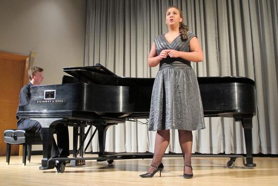 Vocal solo with piano accompaniment