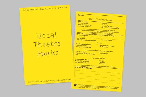 Strings Attached concert program