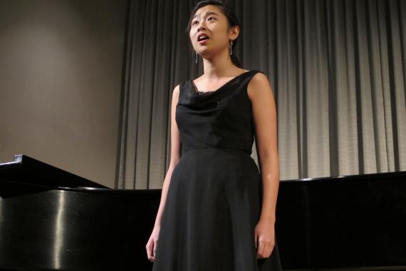 UW Voice students perform quarterly studio recitals.