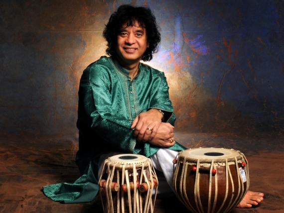 Zakir Hussain, photo by Jim McGuire