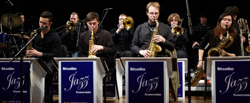 image of UW jazz band