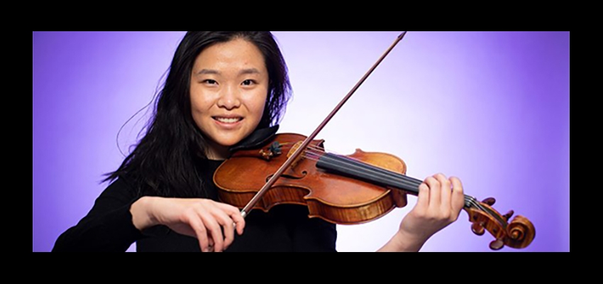 Violinist Renee Zhang
