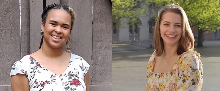 School of Music students Rose Hiemstra and Madeline Ile are among the 2021 Husky 100.