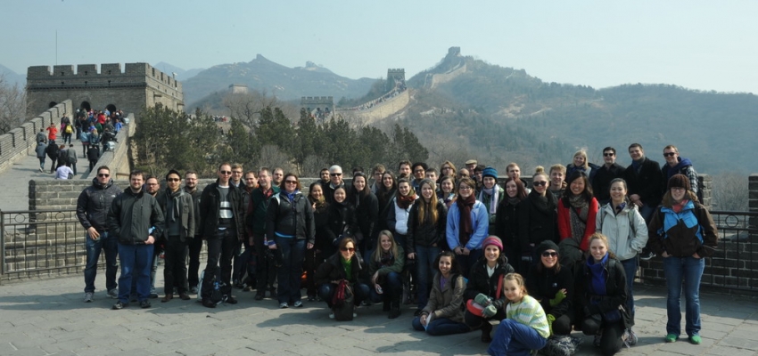 UW Wind Ensemble, Great Wall, China 2013