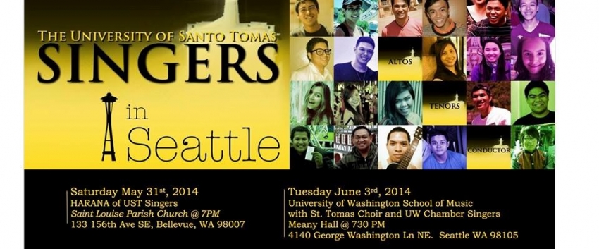 The Santo Tomas University Choir joins the UW Chamber Singers for a concert at Meany Theater on June 23.