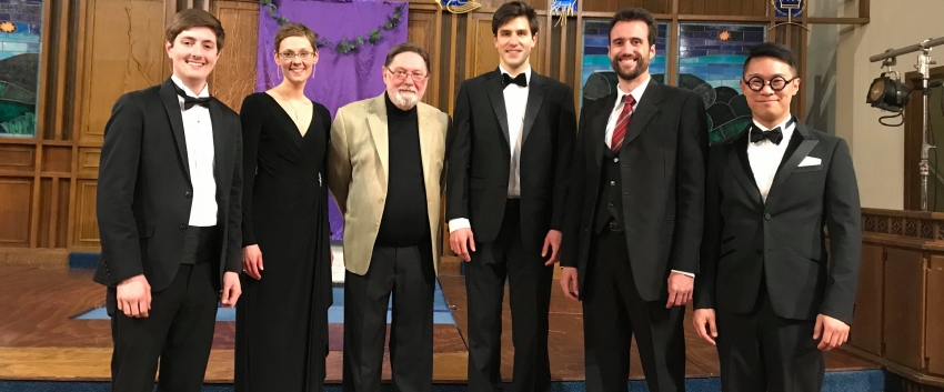 Graduate choral conducting student Elizabeth Cherland recently served as guest conductor of the Vancouver Chamber Choir Photo: Courtesy Elizabeth Cherland). 