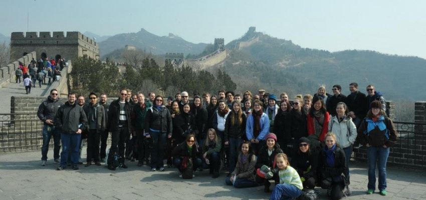 UW Wind Ensemble, Great Wall, China 2013
