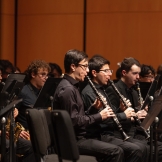 Wind Ensemble clarinets (Photo: UW Photography). 