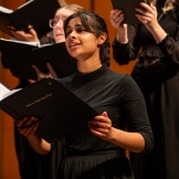 UW choral singer