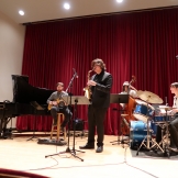 Jazz Innovations series in Brechemin Auditorium (Photo: Joanne DePue).