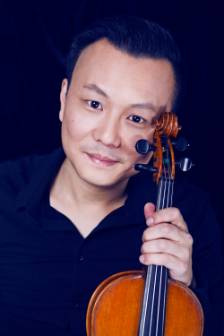Guest violinist Yuan Fang of the China Conservatory