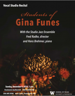 Gina Funes Studio Recital Flyer Image