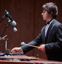Aidan Gold, Percussion student of Bonnie Whiting