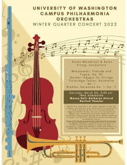 Campus Phil concert flyer
