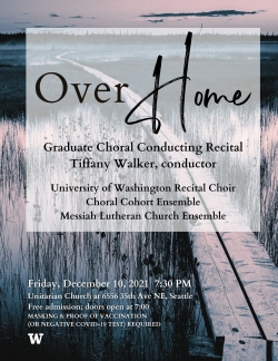 Over Home recital flyer