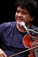 Ganesh Rajagopolan, Ethnomusicology Visiting Artist (Photo: Steve Korn). 