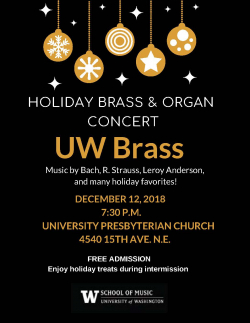 Holiday Brass Concert poster image