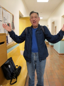 Professor Larry Starr celebrates his retirement