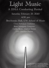 Chris Mathakul DMA recital poster
