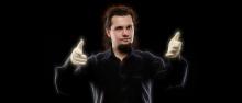 Marcin Pączkowski performing one of his compositions 