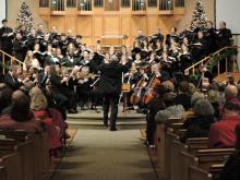 Stephen Stubbs conducts the UW Chambers singers